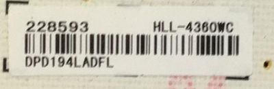 FUENTE PARA TV HISENSE NUMERO DE PARTE 228593 /  RSAG7.820.7748/ROH / HLL-4360WC / DPD194LADFL / PANEL HD500S1U92-L1\S0\GM\CKD\ROH / MODELO 50R6E - Imagen 3